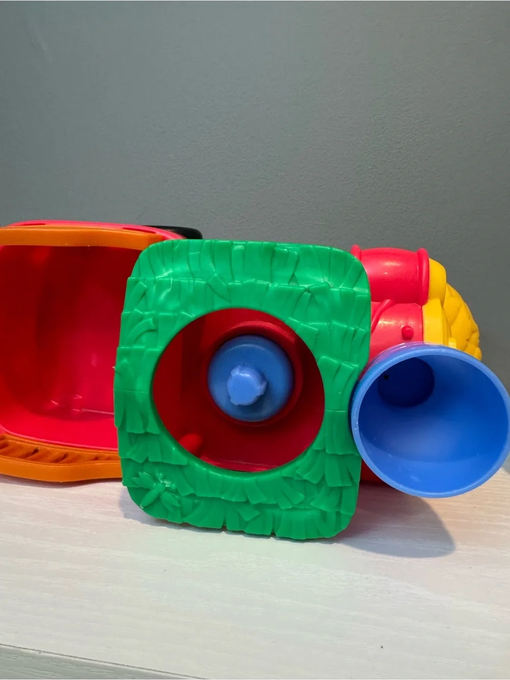Colorful Animal fisher price little people Train Toy - Red, Blue, Green, Orange